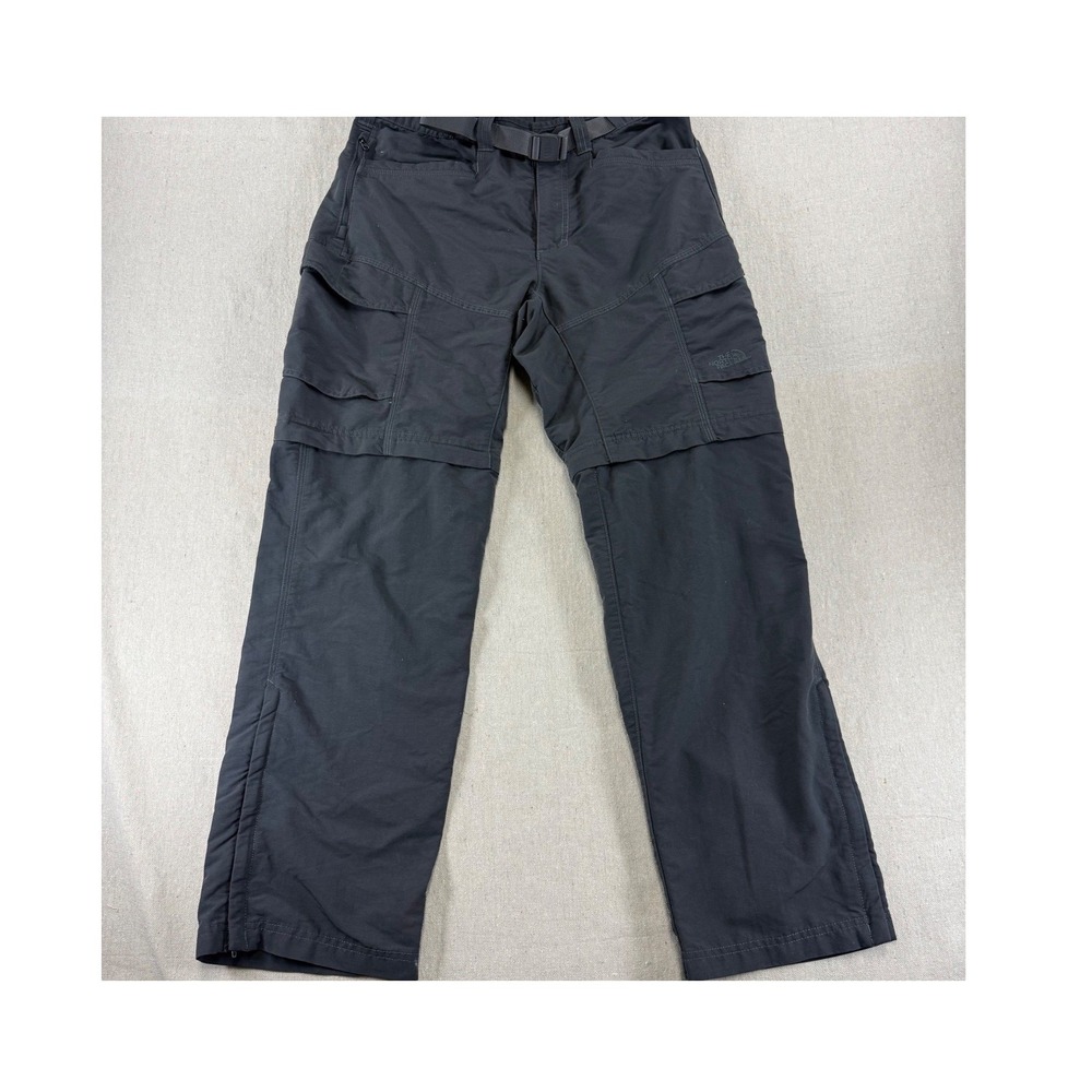 The North Face Mens Paramount Peak II Convertible Cargo Pants Dark Gray Sz Small